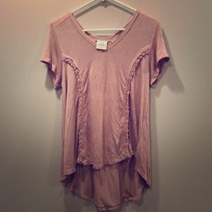 ⭐️Dusty pink top with lace up back⭐️